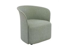 Лаунж-кресло ткань зеленая