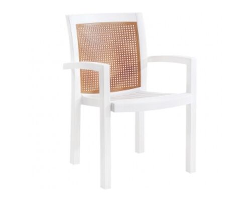 Кресло для сада Вира белое 01 - Фото №1