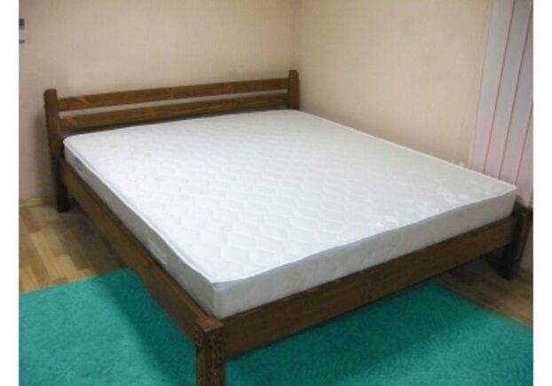 Двуспальная кровать из массива "Ирель" 1600*2000 мм - Фото №1
