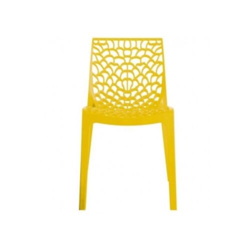 Пластиковый стул GRUVYER giallo brilliante (Грувер желтый)