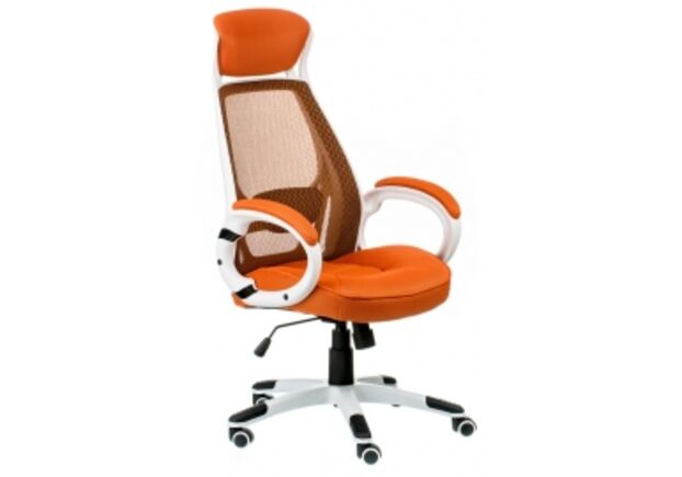 Кресло офисное с подголовником Special4You Briz orange - Фото №1
