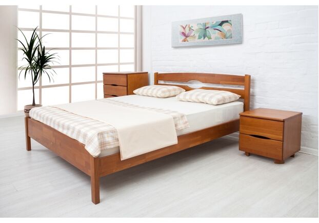 Кровать Каролина без изножья 160x200 см темный орех - Фото №2