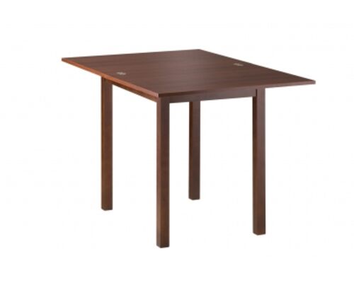 Стол обеденный деревянный раскладной Мелитополь Мебель Нордик 60(120)*80 см орех CO-257R - Фото №1
