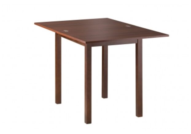 Стол обеденный деревянный раскладной Мелитополь Мебель Нордик 60(120)*80 см орех CO-257R - Фото №1