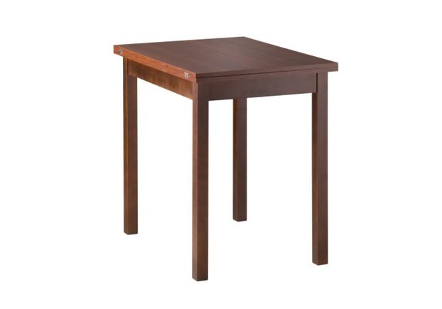 Стол обеденный деревянный раскладной Мелитополь Мебель Нордик 60(120)*80 см орех CO-257R - Фото №2