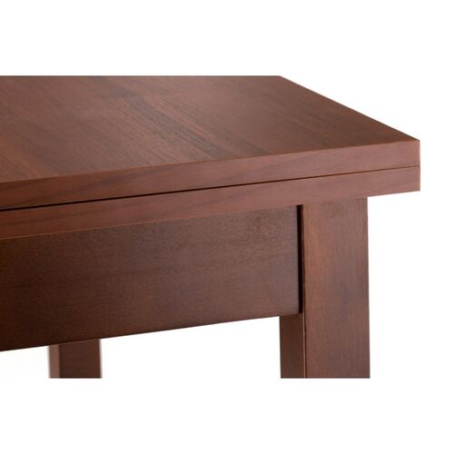 Стол обеденный деревянный раскладной Мелитополь Мебель Нордик 60(120)*80 см орех CO-257R - Фото №6