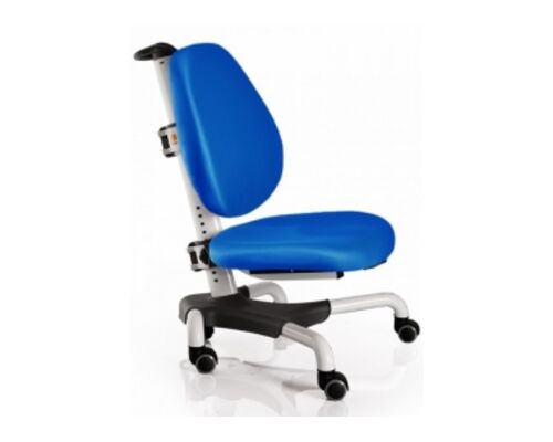 Ергономічне крісло Mealux Nobel Y-517 WKB білий метал / оббивка синя однотонна - Фото №1