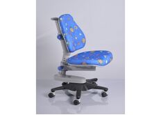 Кресло эргономическое Mealux Newton Y-818 BB обивка синяя с жучками
