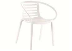 Кресло пластиковое Mambo белое