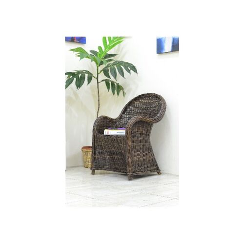 Кресло CRUZO SEYSHELLA натуральный ротанг коричневый - Фото №4