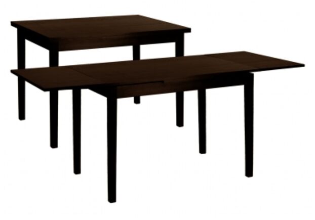 Стол обеденный деревянный раскладной Мелитополь Мебель Жанет 2 110(147)(184)*70 см венге CO-260V - Фото №1