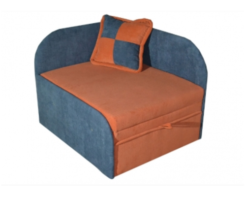 Раскладной диван-кресло Артемон берлин 17 оранж + берлин 10 блу, 0кат - Фото №1