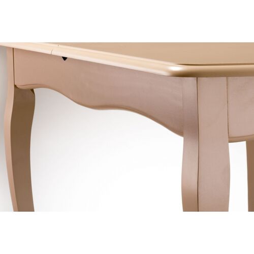 Стол обеденный деревянный раскладной Мелитополь Мебель Премьер 130(170)*80 см бежевый CO-294B - Фото №3