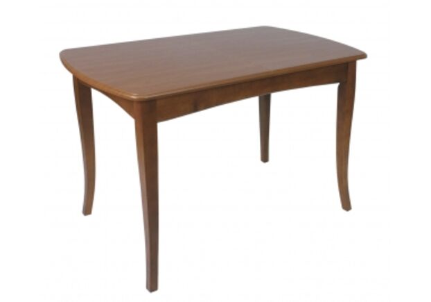 Стол обеденный деревянный Мелитополь Мебель Милан МДФ 120(160)*70 см орех CO-270.1R - Фото №1