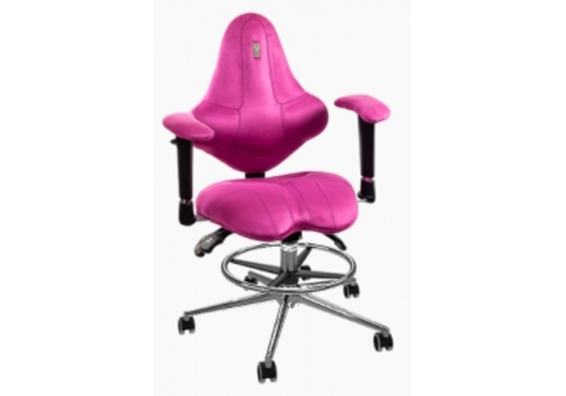 Кресло ортопедическое KULIK SYSTEM KIDS детское 4-8 лет цвет розовый - Фото №1