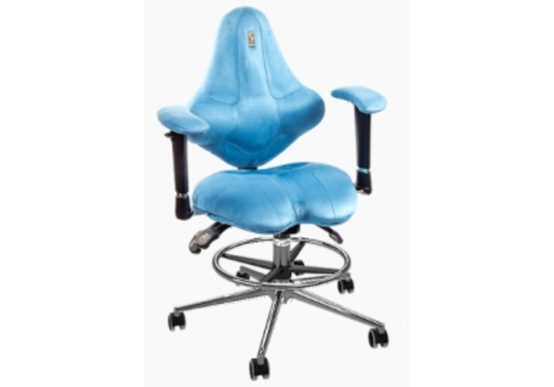 Кресло ортопедическое KULIK SYSTEM KIDS детское 4-8 лет цвет бирюзовый - Фото №1