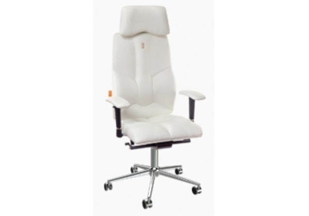 Кресло ортопедическое KULIK SYSTEM BUSINESS цвет белый - Фото №1