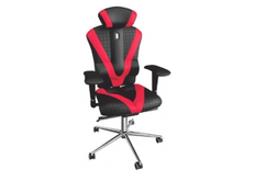 Кресло ортопедическое KULIK SYSTEM VICTORY цвет черный вставки красные