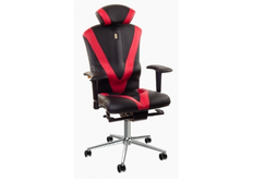Кресло ортопедическое KULIK SYSTEM VICTORY цвет черный вставки красные