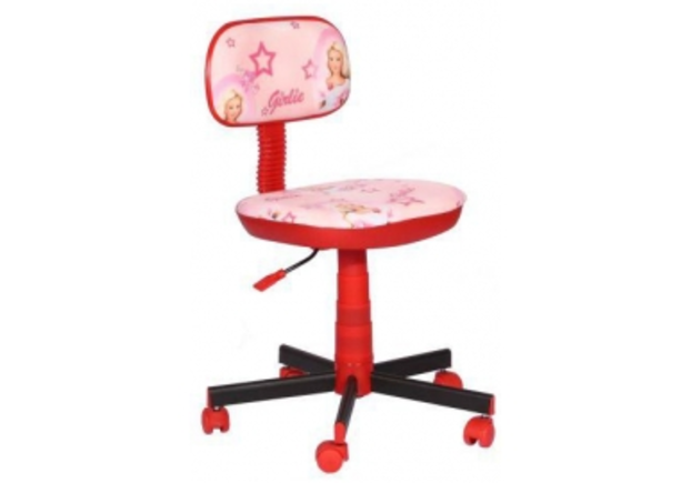 Кресло детское Киндер Girlie (пластик красный ) - Фото №1