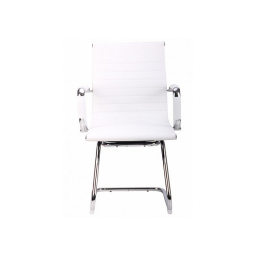Кресло Slim CF (XH-632C) белый спинка черная - Фото №2
