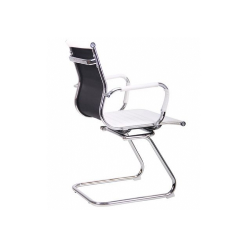 Кресло Slim CF (XH-632C) белый спинка черная - Фото №4