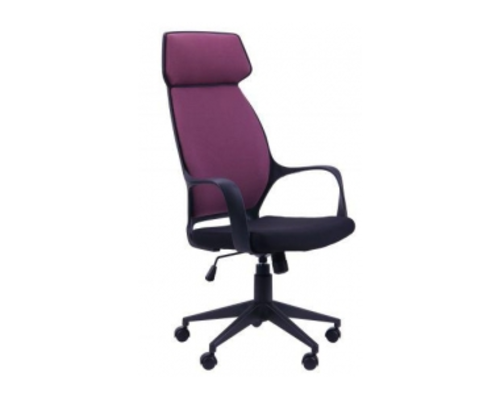 Кресло Concept черный, ткань цвет пурпурный - Фото №1