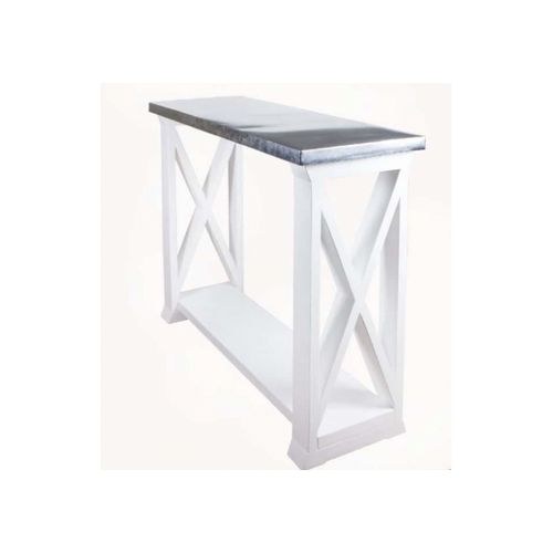 Стол консольный Антверпен 120*h90*40 см белый/металл - Фото №2