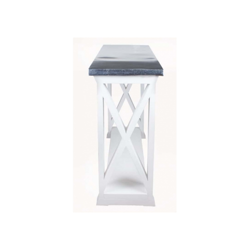 Стол консольный Антверпен 120*h90*40 см белый/металл - Фото №3