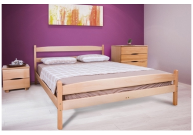 Кровать Ликерия с изножьем 90x200 см светлый орех - Фото №1