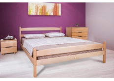 Кровать Ликерия с изножьем 120x200 см светлый орех