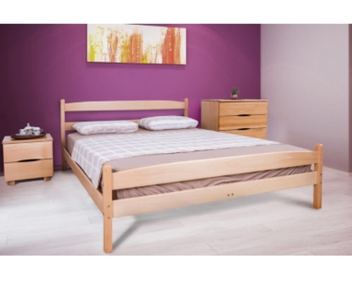 Кровать Ликерия с изножьем 160x200 см светлый орех - Фото №1
