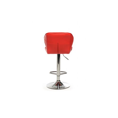 Барный стул B-70 кожзам красный /основание металл - Фото №5