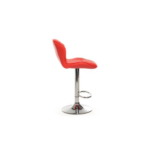 Барный стул B-70 кожзам красный /основание металл - Фото №3