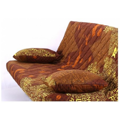 Диван Ньюс с двумя подушками ткань State brown - Фото №3
