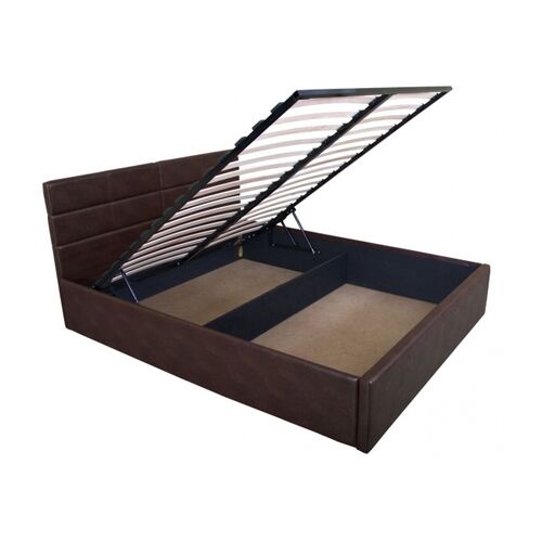 Кровать LAGUNA 160х200 см цвет коричневый с подъемным механизмом - Фото №3