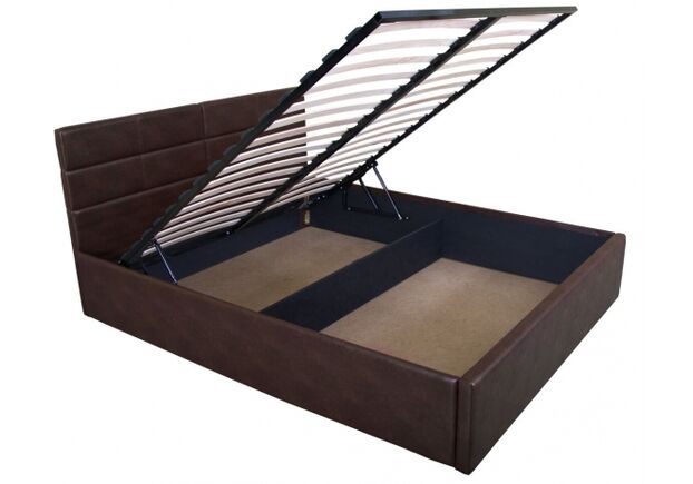 Кровать LAGUNA 160х200 см цвет коричневый с подъемным механизмом - Фото №2