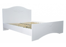 Кровать Анжелика 160х200 см цвет белый с ящиками