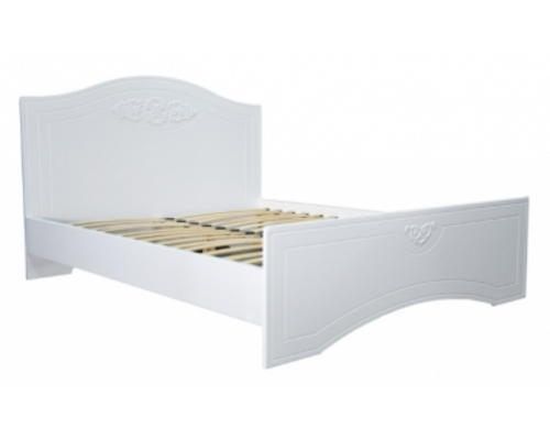 Кровать Анжелика 160х200 см цвет белый с ящиками - Фото №1