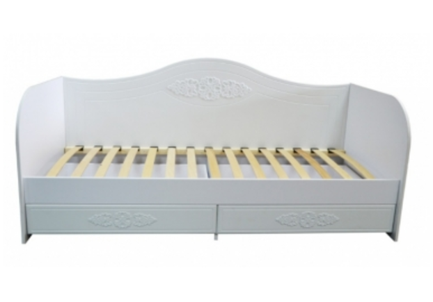 Кровать-тахта Анжелика 80х190 см цвет белый  - Фото №1