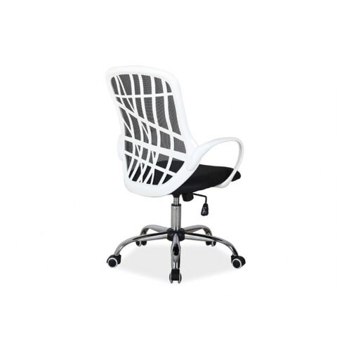 Крісло офісне Dexter Signal чорне з білим - Фото №2