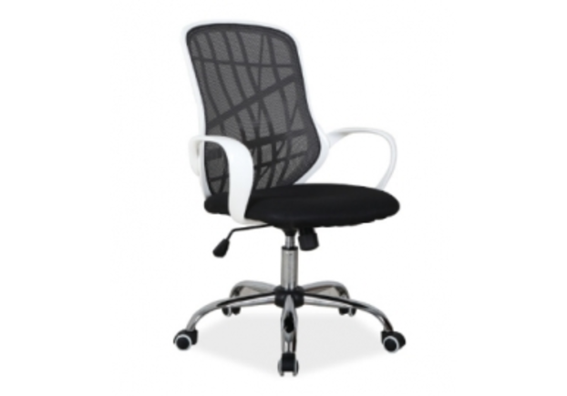 Кресло офисное Dexter  Signal черный с белым - Фото №1