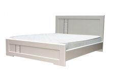 Кровать Зоряна 160х200 см цвет скол дуба белый с ящиками