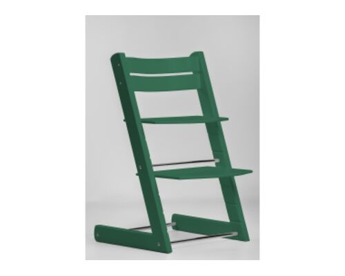 Дитячий зростаючий стілець колір зелений ліс forest green - Фото №1