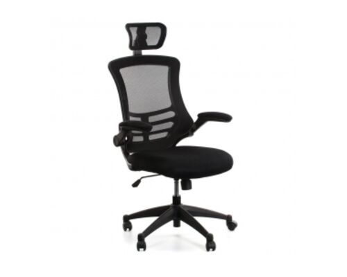 Кресло офисное Home4You Ragusa black черное - Фото №1