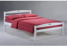 Двухспальная деревянная кровать Алина 160*190 см белая