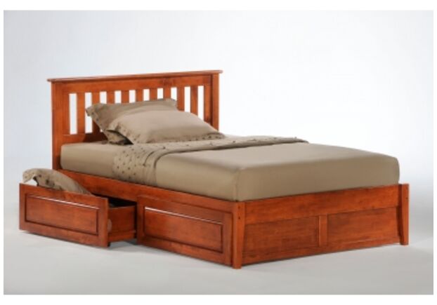Кровать Жасмин Люкс 160х190 с двумя выдвижными ящиками - Фото №1