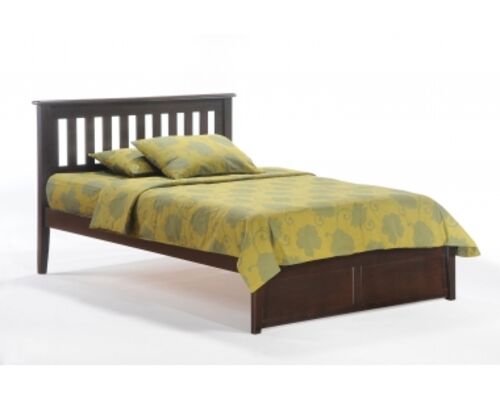 Двухспальная  кровать Жасмин Люкс 160*190 см темный орех - Фото №1