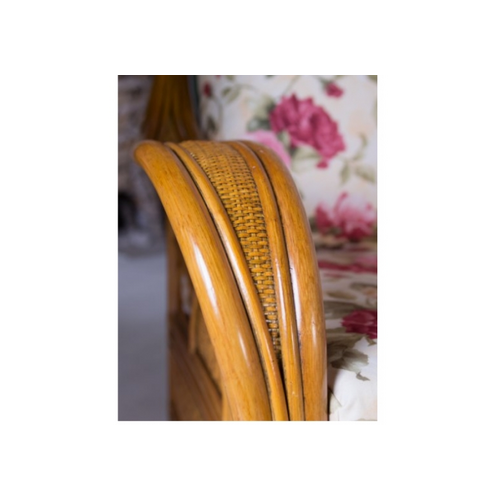 Угловой диван CRUZO Аскания со столиком натуральный ротанг королевский дуб - Фото №4