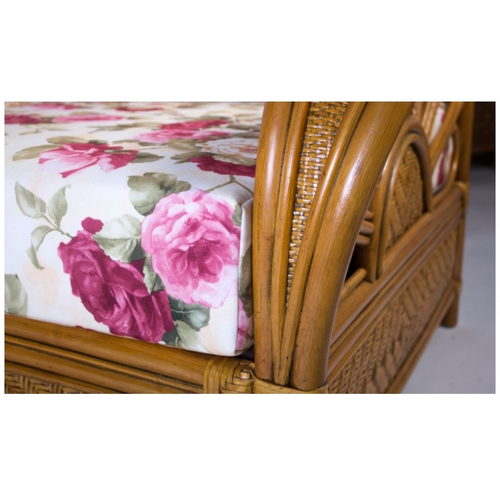 Угловой диван CRUZO Аскания со столиком натуральный ротанг королевский дуб - Фото №8